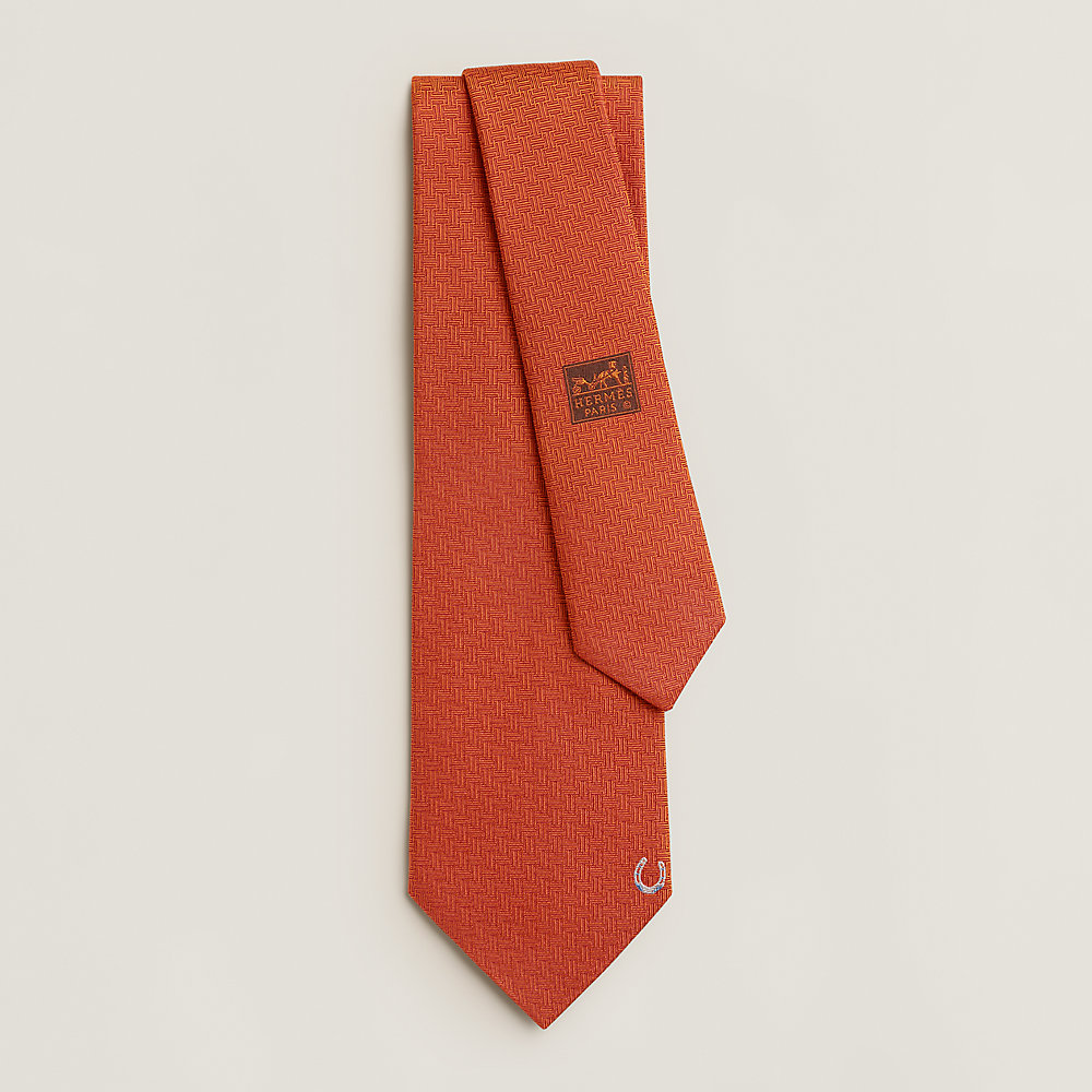 Unie Fer a Cheval tie - Blue | Hermès USA